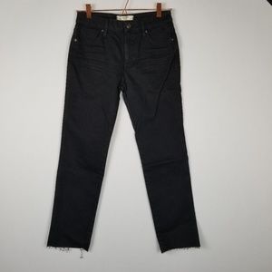 Free People Black Slim Straight Leg Jeans Size 25